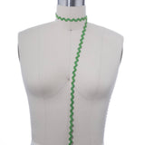 Ric Rac Trim Christmas Green