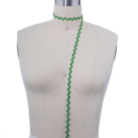Ric Rac Trim Christmas Green