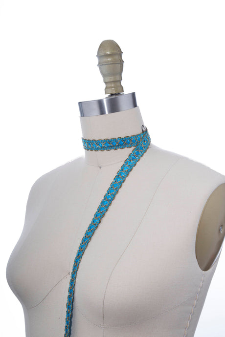 Gimp Trim Turquoise Blue 5/8 Inch
