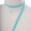 Gimp Trim Turquoise Blue 5/8" Braided