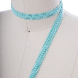 Gimp Trim Turquoise Blue 5/8" Braided