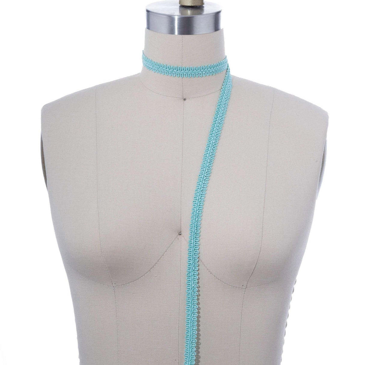 Gimp Trim Turquoise Blue 5/8" Braided