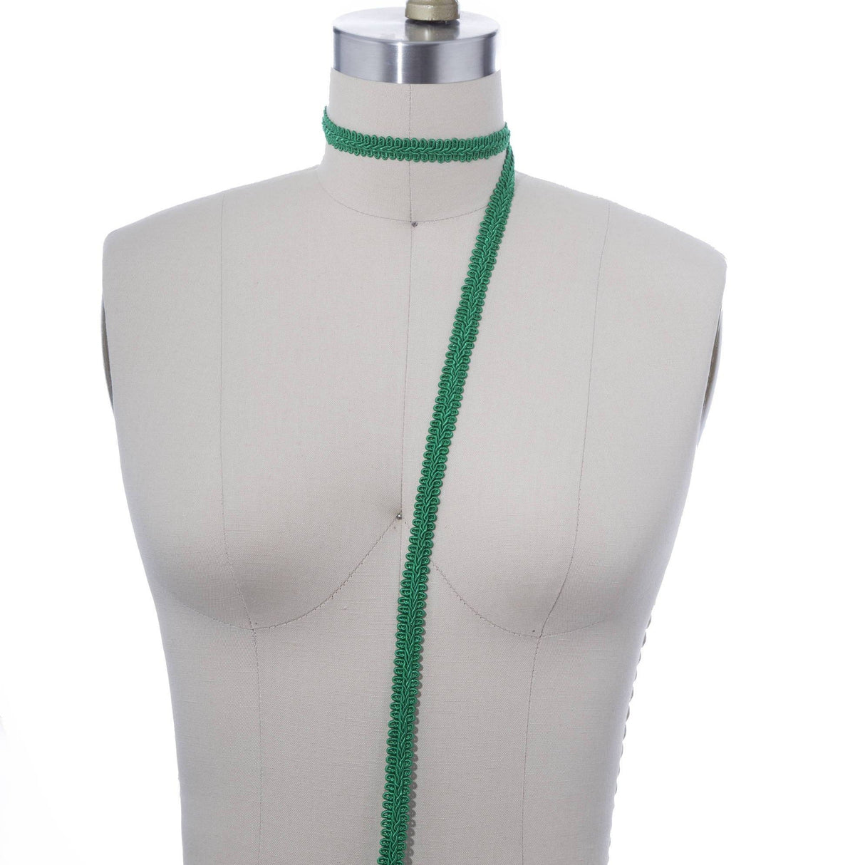 Gimp Trim Braided Green 5/8 Inch