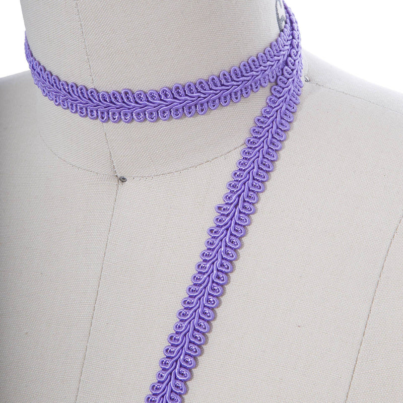 Gimp Trim Lavender Braided 5/8 Inch