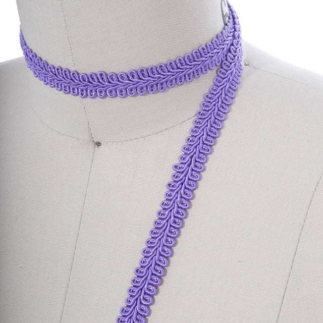 Gimp Trim Lavender Braided 5/8 Inch