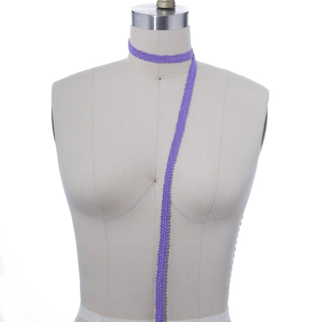 Gimp Trim Lavender Braided 5/8 Inch