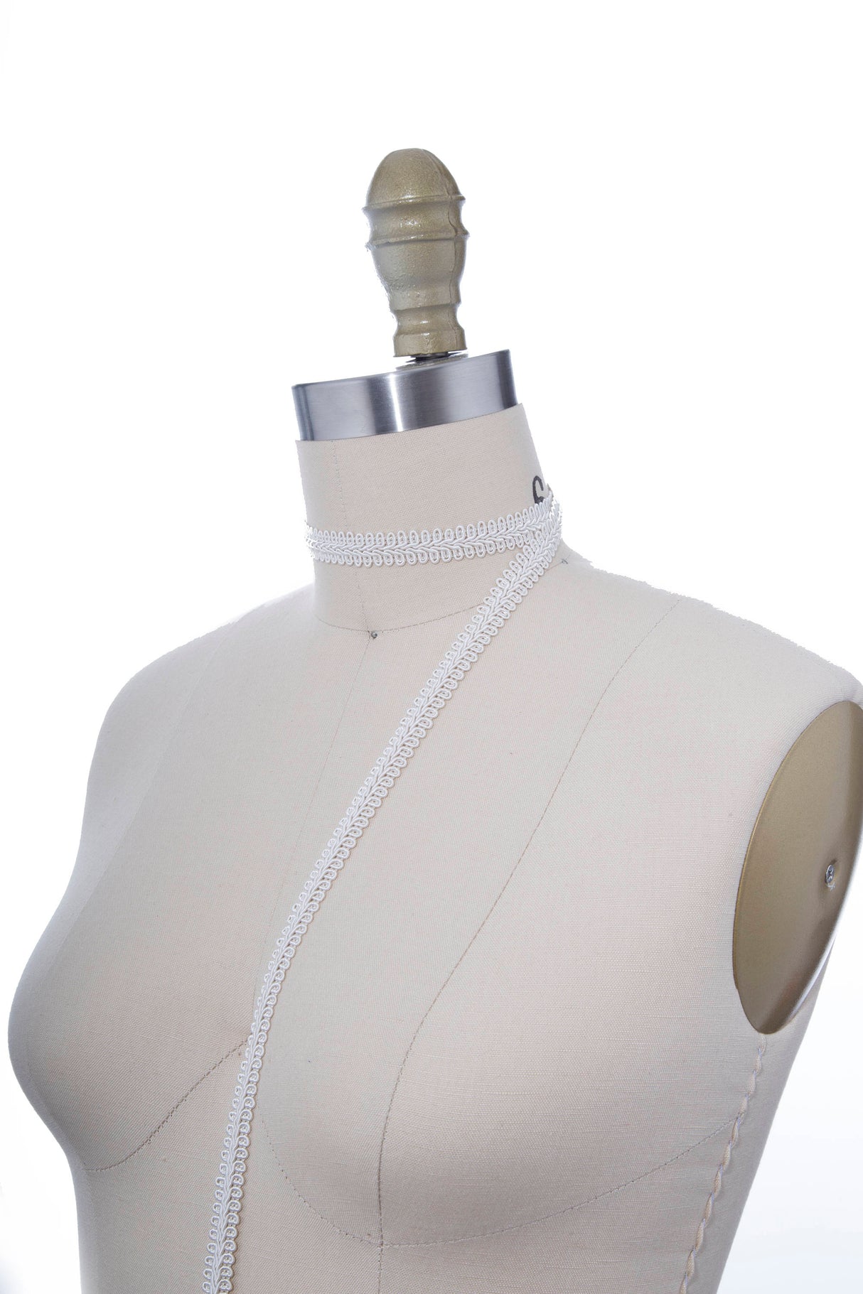Gimp Braid Trim White Ivory 5/8 Inch