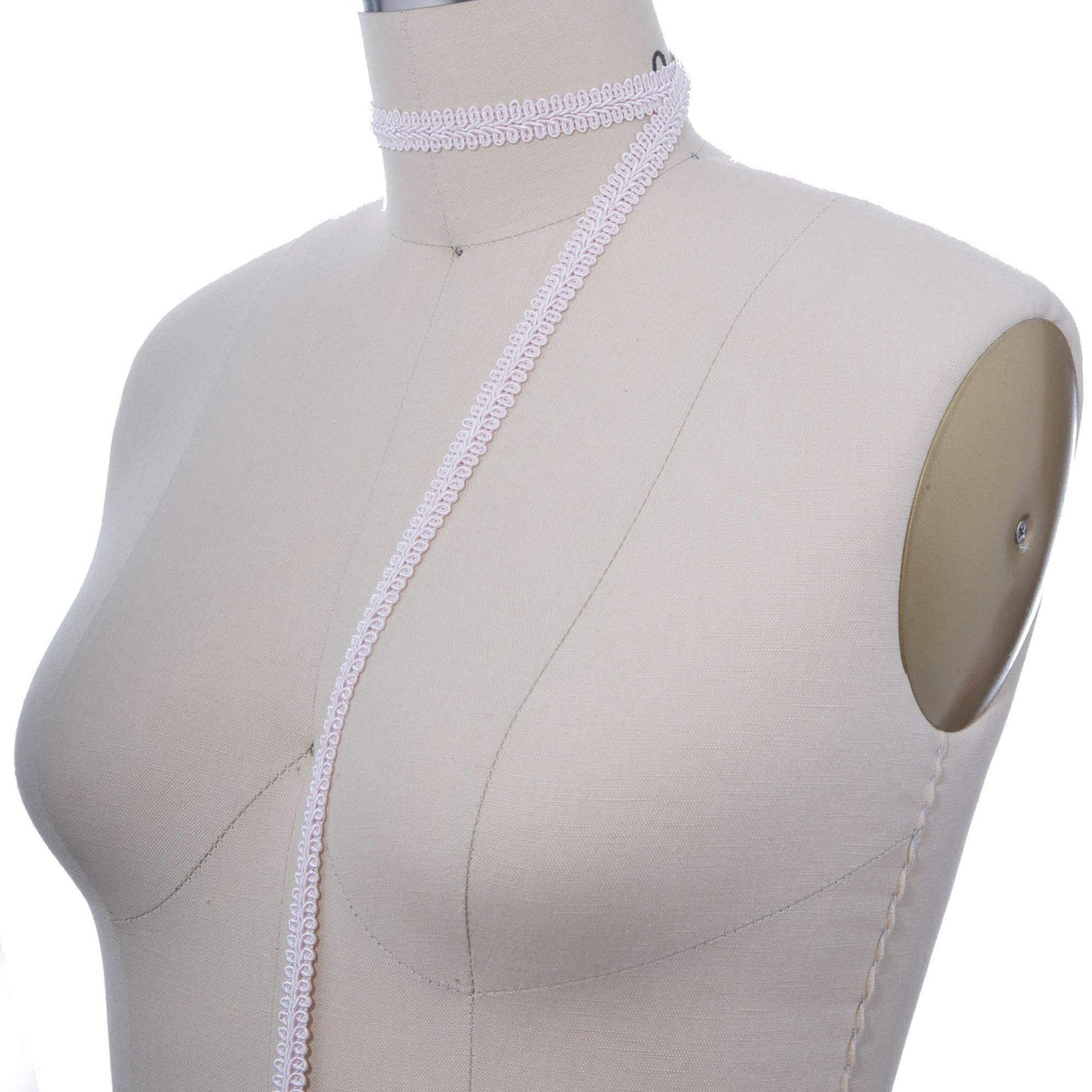 Gimp Trim Ribbon Blush Pink 5/8"