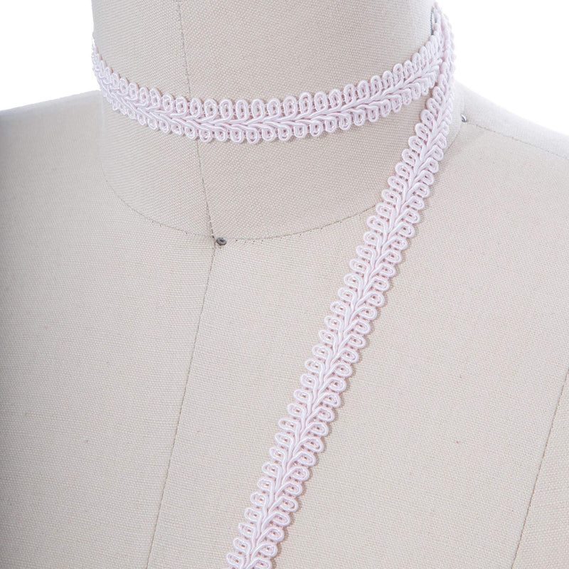 Gimp Trim Ribbon Blush Pink 5/8"