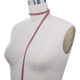 Gimp Trim Fuchsia Gold 3/8 Inch