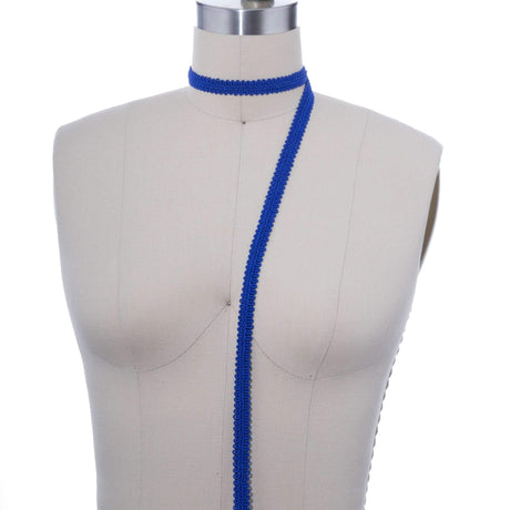 Braided Gimp Trim Royal Blue 5/8 Inch
