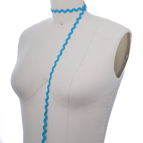 Ric Rac Trim Aqua Blue 3 Yards