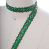 Gimp Trim Shamrock Green Gold 5/8 Inch