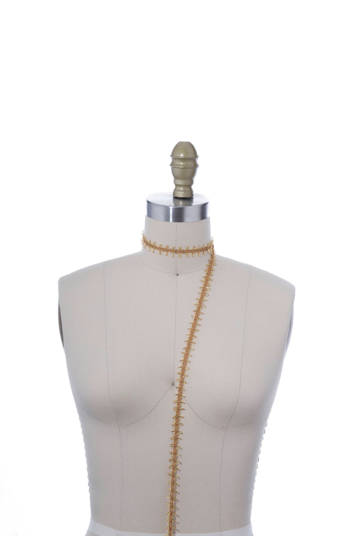 Gimp Picot Edge Trim 5/8" Gold Silver
