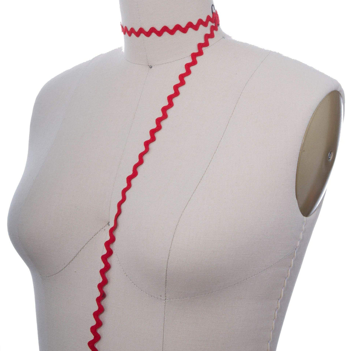 Ric Rac Trim Crimson Red 1/4 Inch