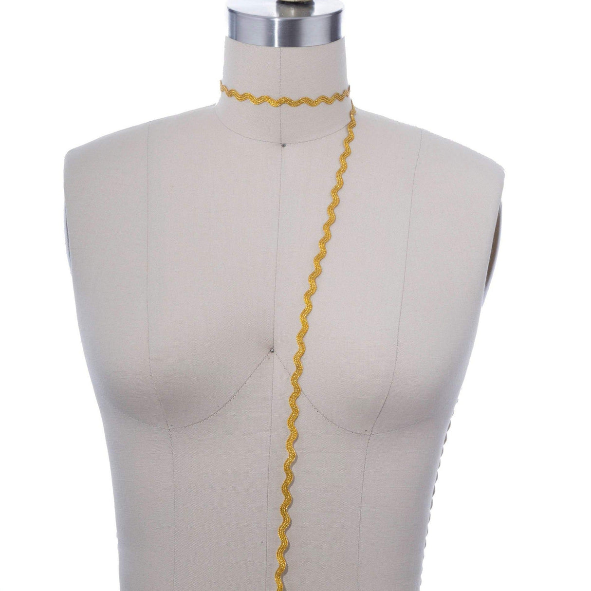 Ric Rac Trim Gold Metallic 2 Yards