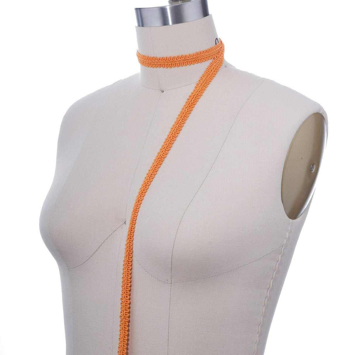 Gimp Trim Orange Braided 5/8"