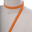 Gimp Trim Orange Braided 5/8"