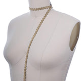Gimp Trim Beige Gold 3/8 Inch