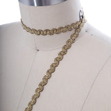 Gimp Trim Beige Gold 3/8 Inch