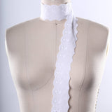 Eyelet Cotton Lace Trim White 2in Daisy