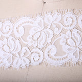 Chantilly Lace Trim White Black