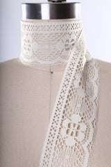 Lace Trim Polyester White Ivory 2 Yards
