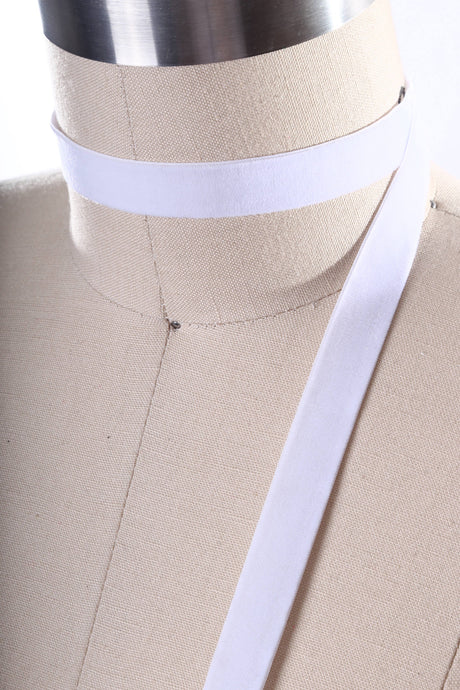 Velvet Ribbon Trim Bright White 2 Yards