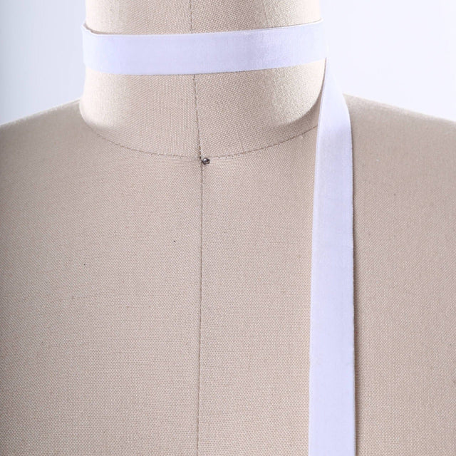 Velvet Ribbon Trim Bright White 2 Yards
