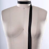 Fold Over Elastic Shiny Black 5/8in