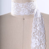 Stretch Lace Trim White 2in