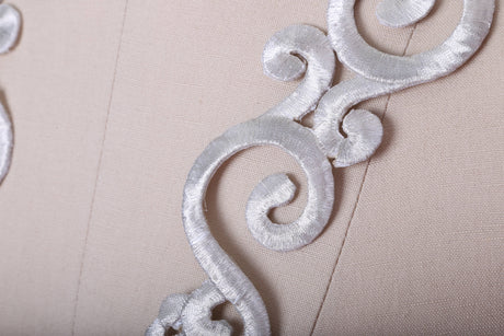 Iron-On Swirl Applique Pair