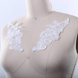 Alencon Lace Applique Pair