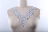 Metallic Venice Lace Applique