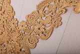Metallic Venise Lace Applique