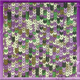 Sequin Rayon Challis Printed Multicolored