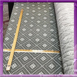 Rayon Challis Black and White Squares