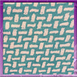 Rayon Challis Japanese Inspired Print Sage Off White
