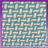 Rayon Challis Japanese Inspired Print Sage Off White