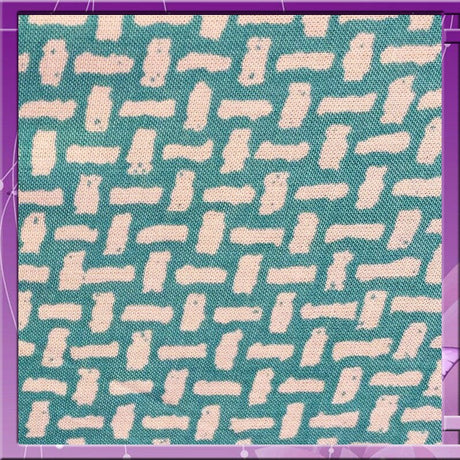 Rayon Challis Japanese Inspired Print Sage Off White