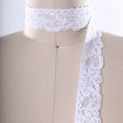 Stretch Lace Trim White 1 Inch