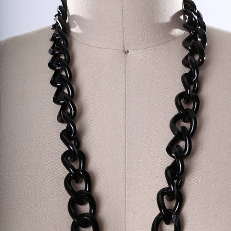 Metal Chain Trim 20mm Black