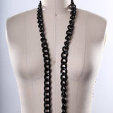Metal Chain Trim 20mm Black