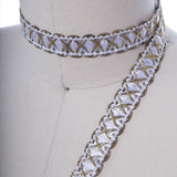 Gimp Braid Trim White Antique Gold 5/8"