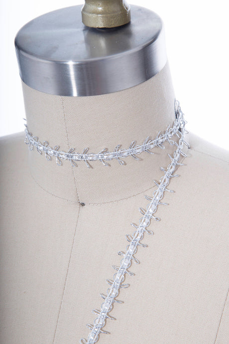 Gimp Trim Looped Edges Gold Silver