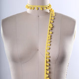 Pom Pom Trim Laguna Yellow Mini