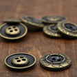 Bronze Metal Button 34L 4-Hole