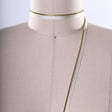 Piping Trim White Metallic Gold