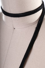 Piping Cord Trim Black Satin