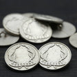 Silver Metal Shank Button